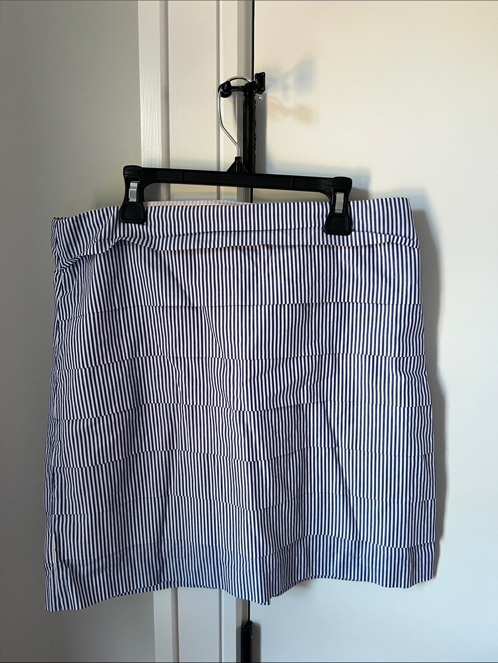 Vineyard Vines Blue & White Pinstripe Mini Skirt